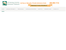 Tablet Screenshot of massageschoolpittsburgh.com